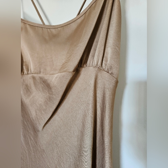 NWT // Wilfred Landscape Dress - Gold Camel - Picture 8 of 12